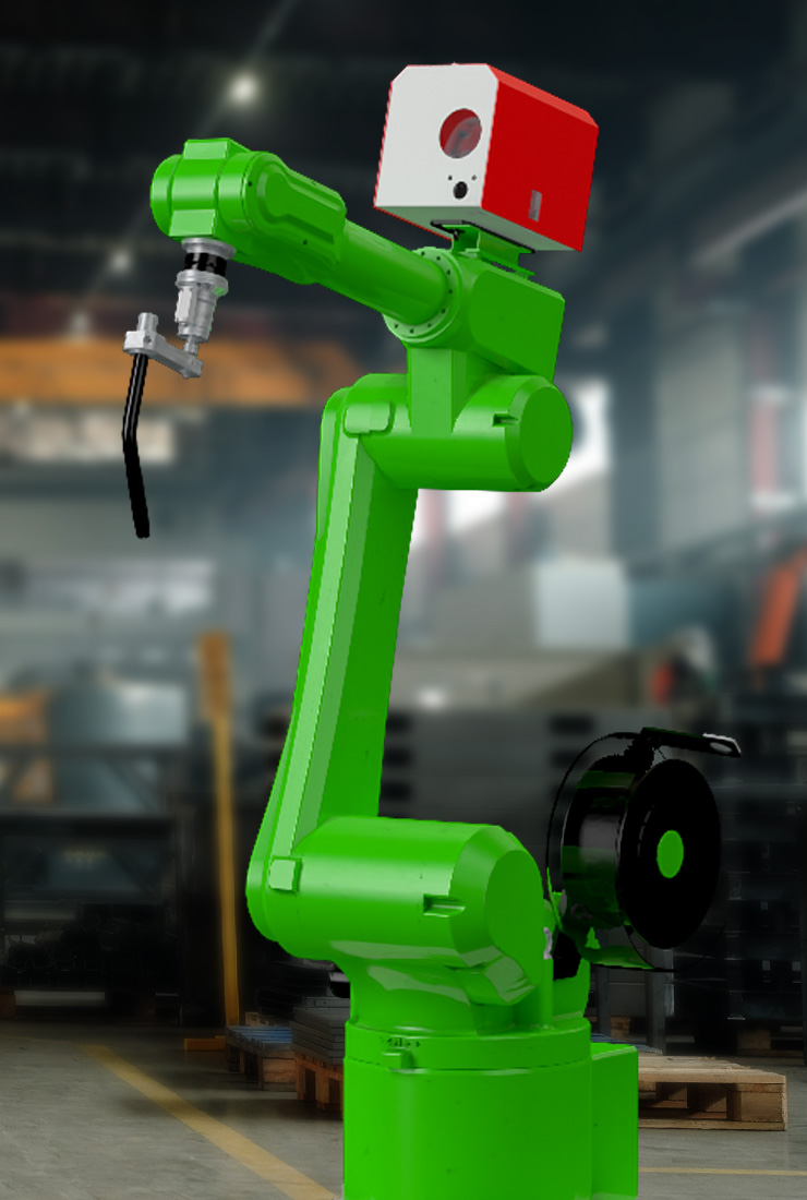 1 celula robotizata personalizata sudura front @Robotools
